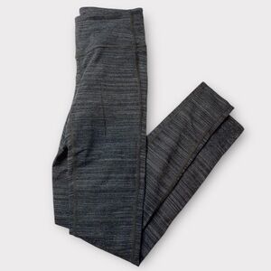 Athleta Charcoal Gray Full Length High-Waisted Leggings